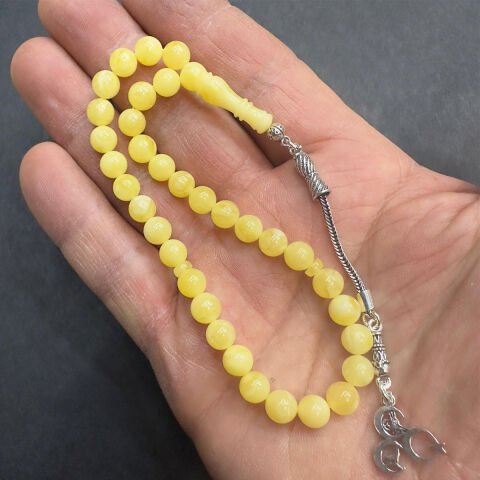 Kaliningrad Damla Kehribar Küre Tespih 6,5 (mm)