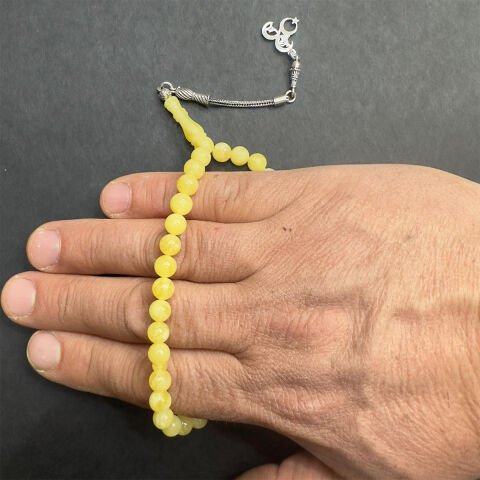 Kaliningrad Damla Kehribar Küre Tespih 6,5 (mm)