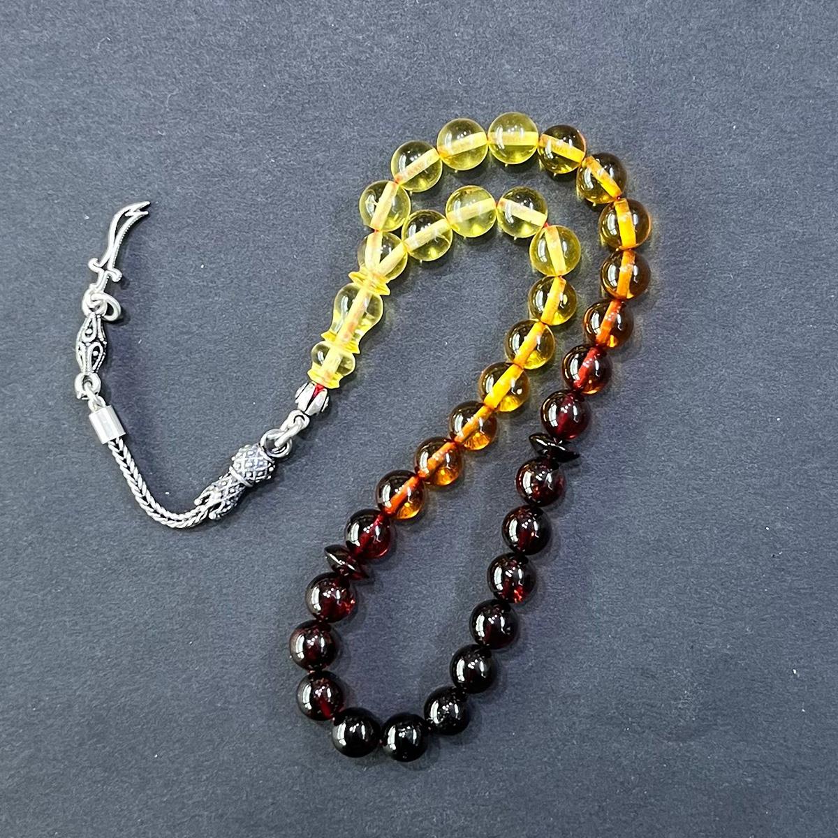 Litvanya Damla Kehribar Tespih 6.5 (mm)