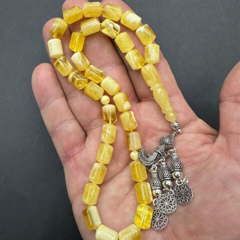 N.N Kaliningrad Damla Kehribar Tespih 7,5*10,5 (mm)