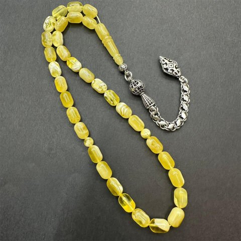 N.N Kaliningrad Damla Kehribar Tespih 6*9 (mm)