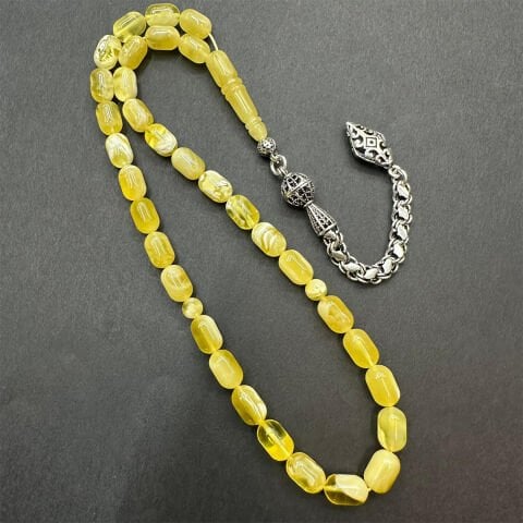 N.N Kaliningrad Damla Kehribar Tespih 6*9 (mm)