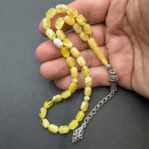 N.N Kaliningrad Damla Kehribar Tespih 6*9 (mm)