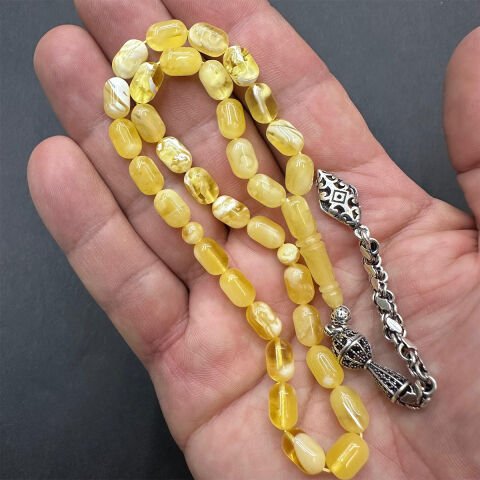 N.N Kaliningrad Damla Kehribar Tespih 6*9 (mm)