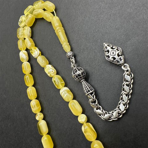 N.N Kaliningrad Damla Kehribar Tespih 6*9 (mm)