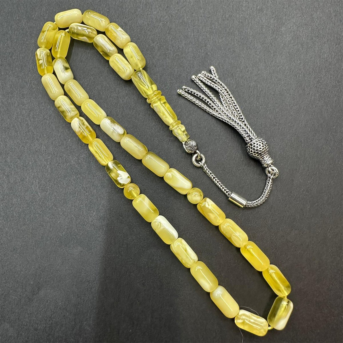 N.N Kaliningrad Damla Kehribar Tespih 5*9 (mm)