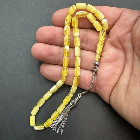 N.N Kaliningrad Damla Kehribar Tespih 5*9 (mm)