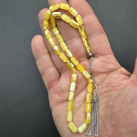 N.N Kaliningrad Damla Kehribar Tespih 5*9 (mm)