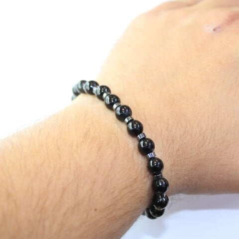 Oltu Taşı Küre Bileklik