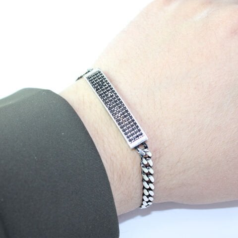 Gümüş Erkek Bileklik - 3