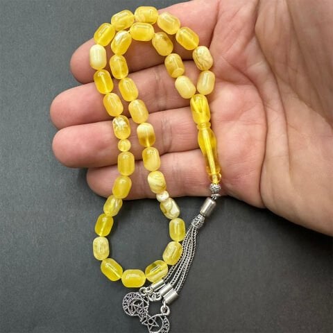 N.N Kaliningrad Damla Kehribar Tespih 6.5*9.5 (mm)