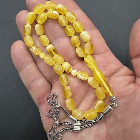 N.N Kaliningrad Damla Kehribar Tespih 6.5*9.5 (mm)