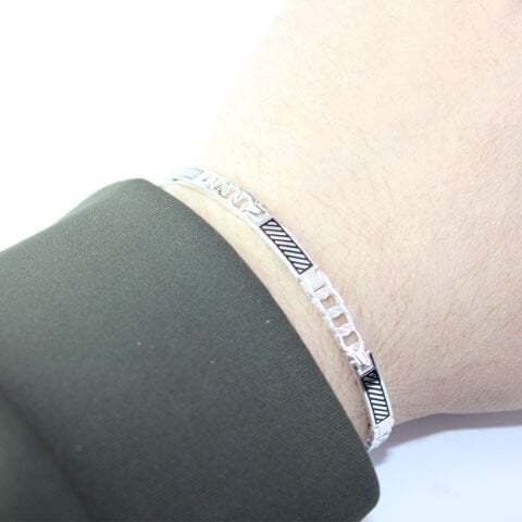 Gümüş Erkek Bileklik - 4