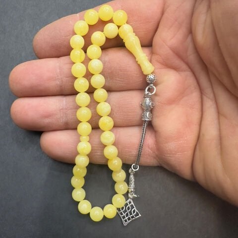 Kaliningrad Damla Kehribar Küre Tespih 6,5 (mm)-6