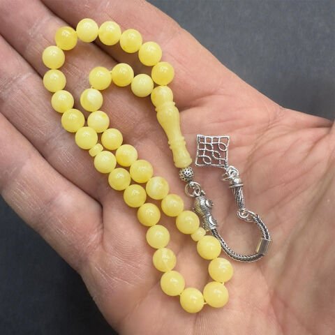 Kaliningrad Damla Kehribar Küre Tespih 6,5 (mm)-6