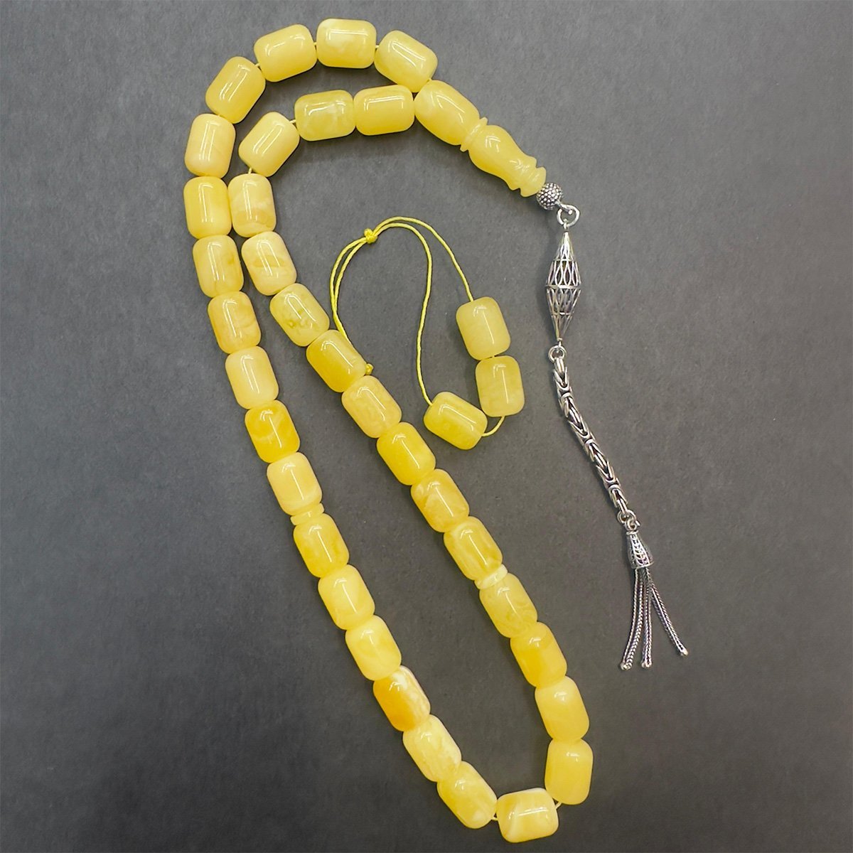 Akça Kaliningrad Damla Kehribar Kapsül Tespih 10*13 (mm)