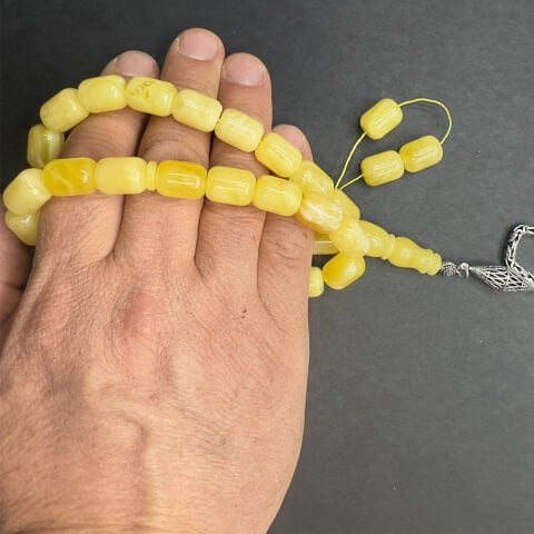 Akça Kaliningrad Damla Kehribar Kapsül Tespih 10*13 (mm)