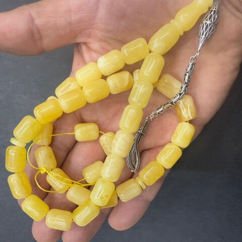 Akça Kaliningrad Damla Kehribar Kapsül Tespih 10*13 (mm)