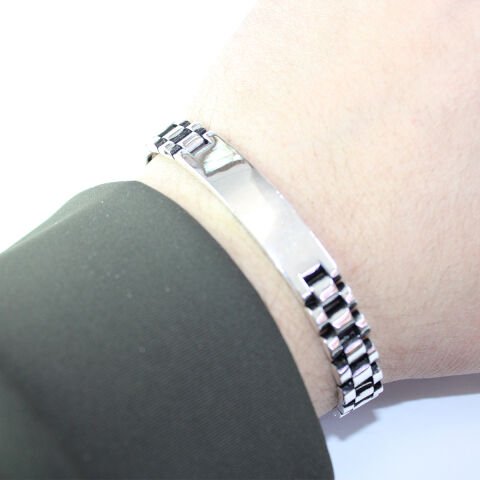 Gümüş Erkek Bileklik - 6