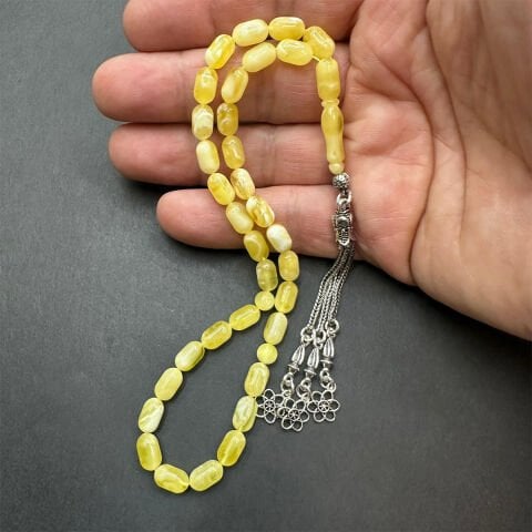 N.N Kaliningrad Damla Kehribar Tespih 5.5*9 (mm)