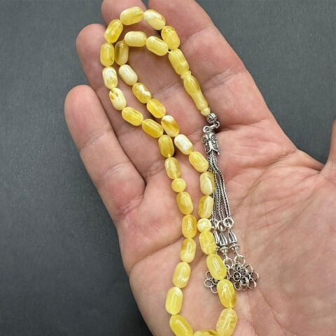 N.N Kaliningrad Damla Kehribar Tespih 5.5*9 (mm)