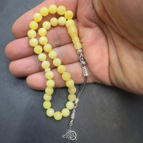 Kaliningrad Damla Kehribar Küre Tespih 7 (mm)