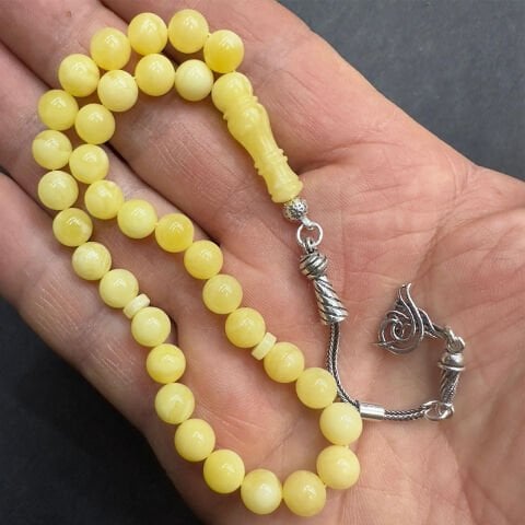 Kaliningrad Damla Kehribar Küre Tespih 7 (mm)