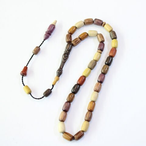 Yerli Atölye İşçiliği Karma Ağaç Tespih 7*10,5 (mm)