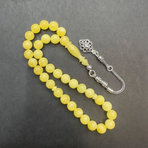 Kaliningrad Damla Kehribar Küre Tespih 7 (mm)-1