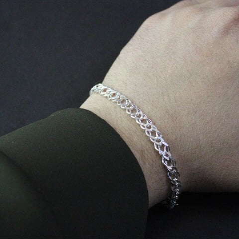 Gümüş Erkek Bileklik - 10
