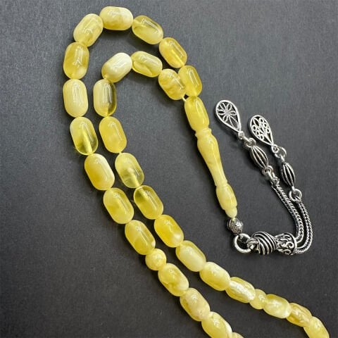 N.N Kaliningrad Damla Kehribar Tespih 5.5*9 (mm)-2