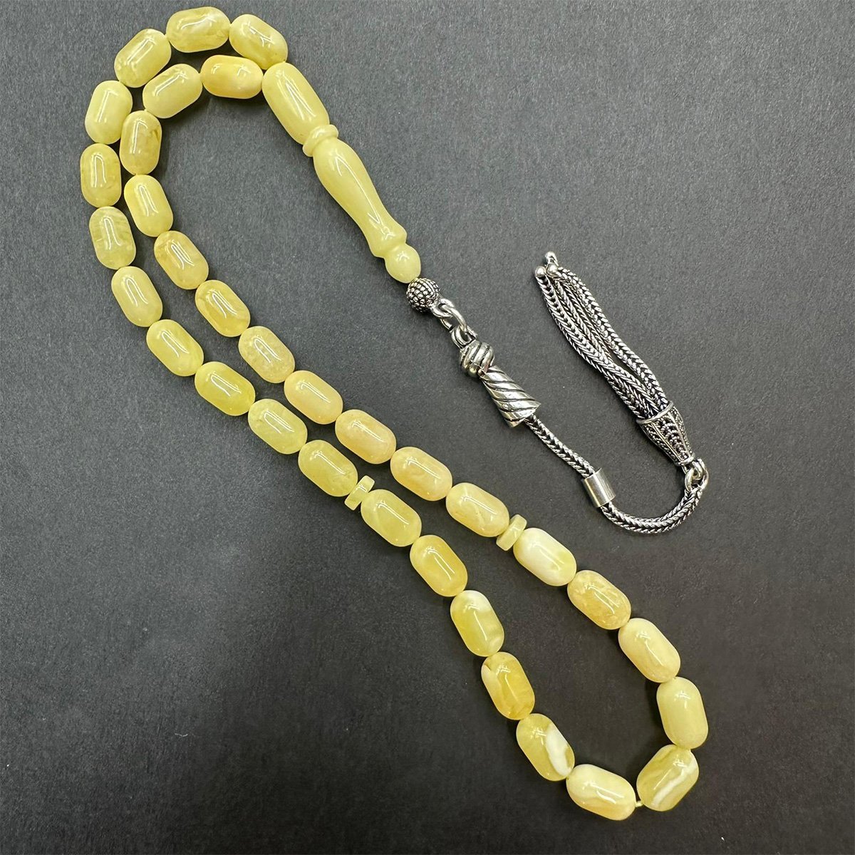 Akça Kaliningrad Damla Kehribar Tespih 5.5*9 (mm)