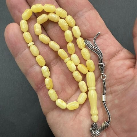 Akça Kaliningrad Damla Kehribar Tespih 5.5*9 (mm)