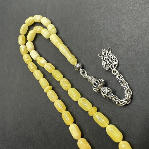 Akça Kaliningrad Damla Kehribar Tespih 5.5*9 (mm)-1