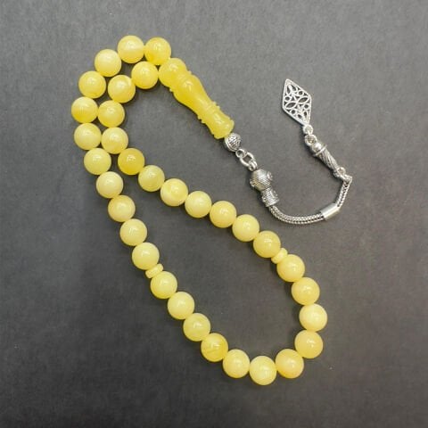 Kaliningrad Damla Kehribar Küre Tespih 7 (mm)-6