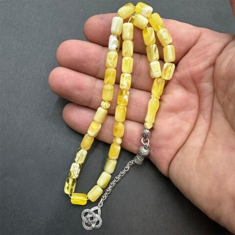 N.N Kaliningrad Damla Kehribar Tespih 6*9 (mm)