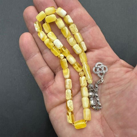 N.N Kaliningrad Damla Kehribar Tespih 6*9 (mm)