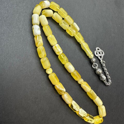 N.N Kaliningrad Damla Kehribar Tespih 6*9 (mm)