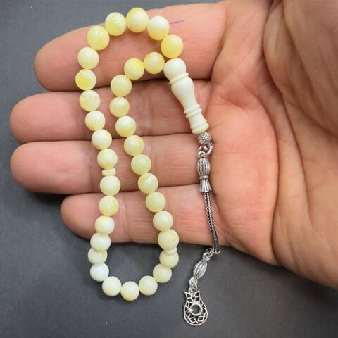 Akça Kaliningrad Damla Kehribar Küre Tespih 6,5 (mm)