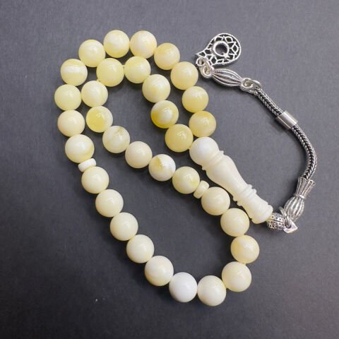 Akça Kaliningrad Damla Kehribar Küre Tespih 6,5 (mm)