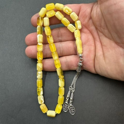 N.N Kaliningrad Damla Kehribar Tespih 7*10 (mm)