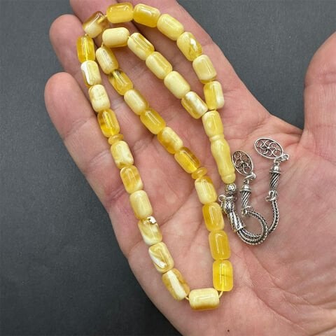 N.N Kaliningrad Damla Kehribar Tespih 7*10 (mm)