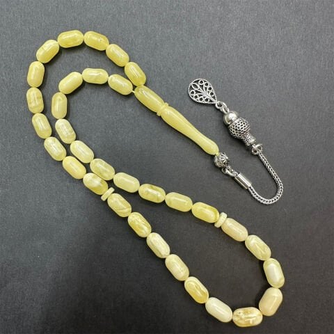 Akça Kaliningrad Damla Kehribar Tespih 5*9 (mm)