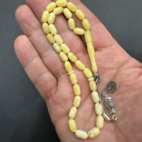 Akça Kaliningrad Damla Kehribar Tespih 5*9 (mm)