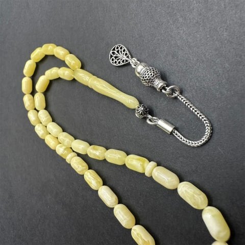 Akça Kaliningrad Damla Kehribar Tespih 5*9 (mm)