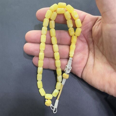 Akça Kaliningrad Damla Kehribar Kapsül Tespih 7*10,5 (mm)