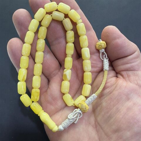 Akça Kaliningrad Damla Kehribar Kapsül Tespih 7*10,5 (mm)