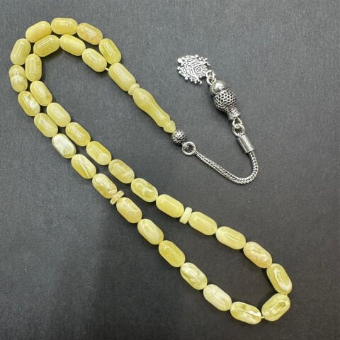 Akça Kaliningrad Damla Kehribar Tespih 5*9 (mm)-1