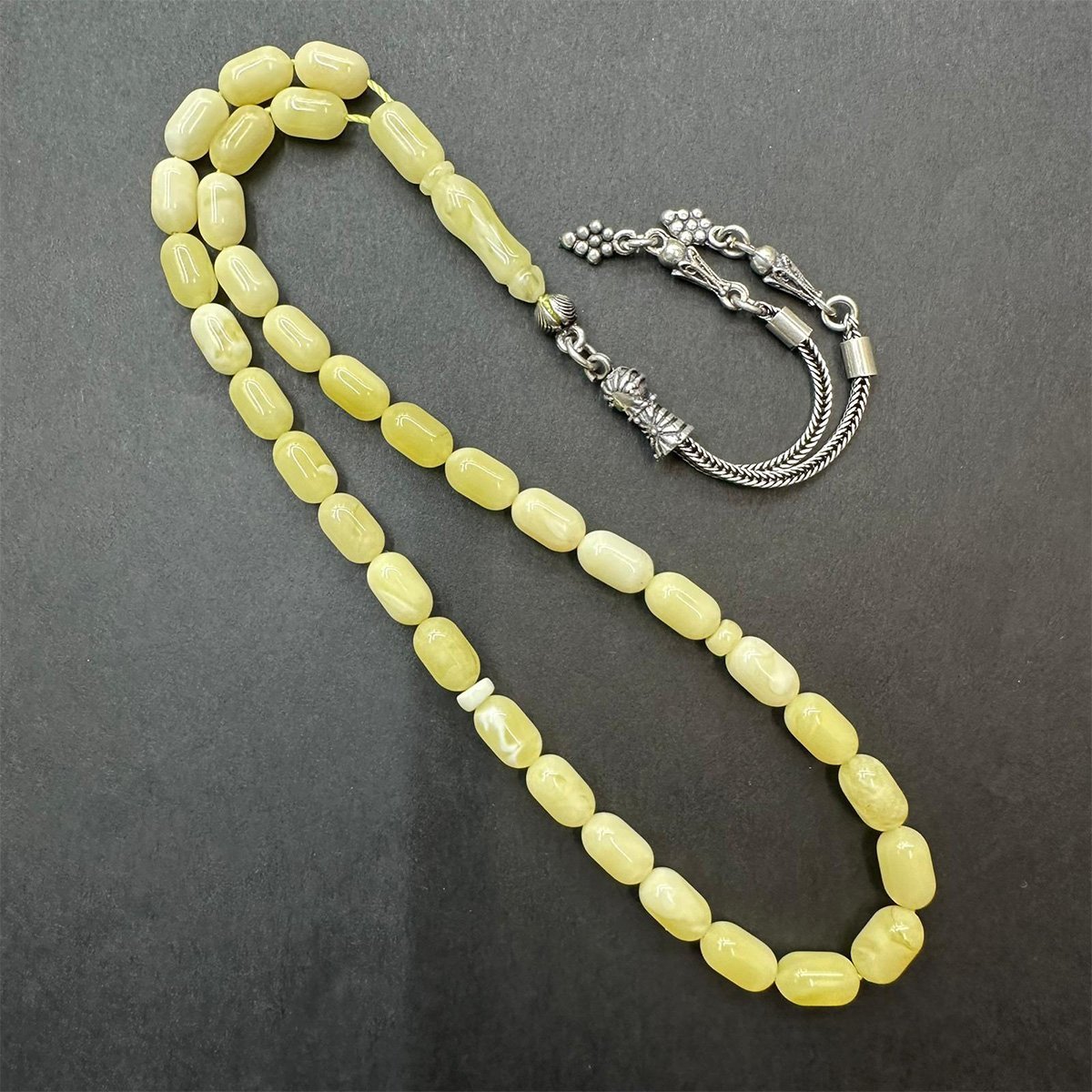 Akça Kaliningrad Damla Kehribar Tespih 5.5*9 (mm)-1