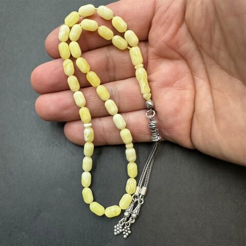 Akça Kaliningrad Damla Kehribar Tespih 5.5*9 (mm)-1